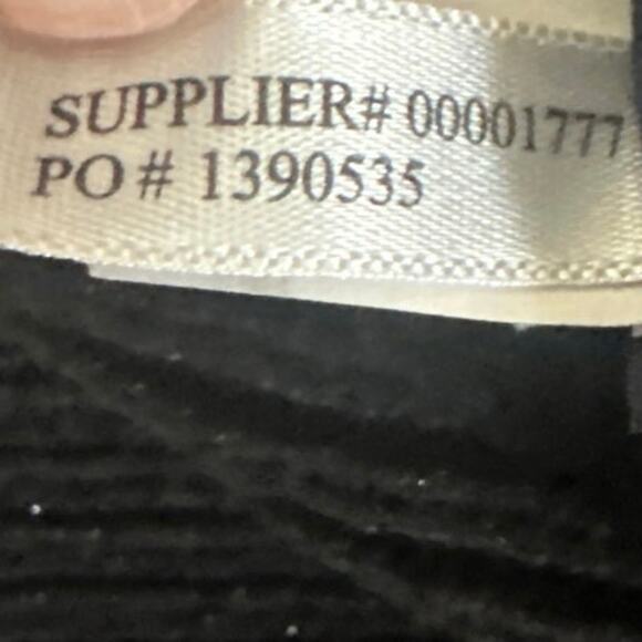 Chaps Classic black metallic speckle long sleeve sweater women’s size XL v-neck - Picture 8 of 8